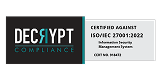 ISO/IEC 27001 Certified